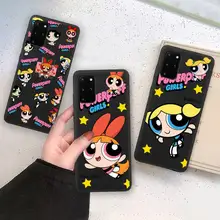 

Bandai Cute Powerpuff Girls Phone Case Soft For Samsung Galaxy Note20 ultra 7 8 9 10 Plus lite M21 M31S M30S M51 Cover