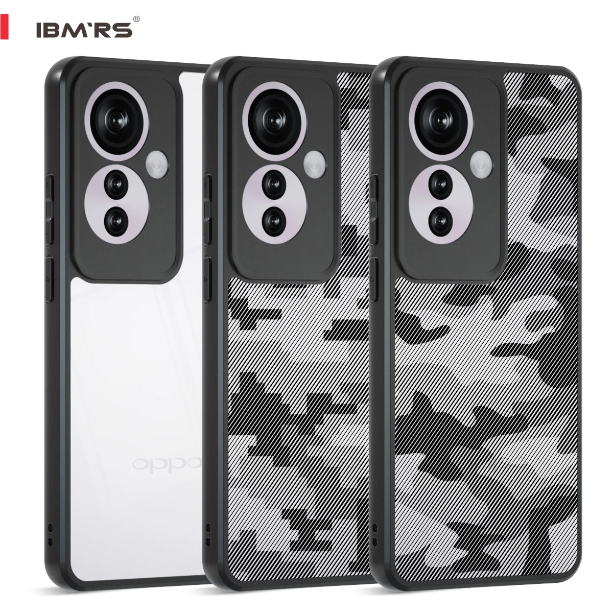 Camo Military Shockproof Protective Case with Camera Guard and Lanyard Slot