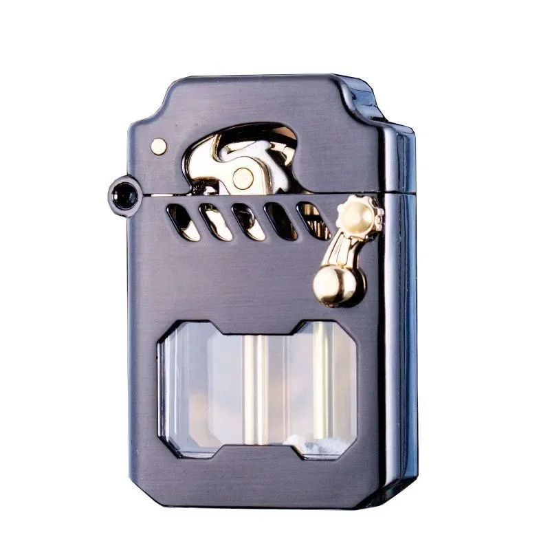 2025 New Zorro Kerosene Lighter Cyber Mecha Transparent Bin Rocker Cool Classic Torrens Tide Men Lighters Wholesale 6