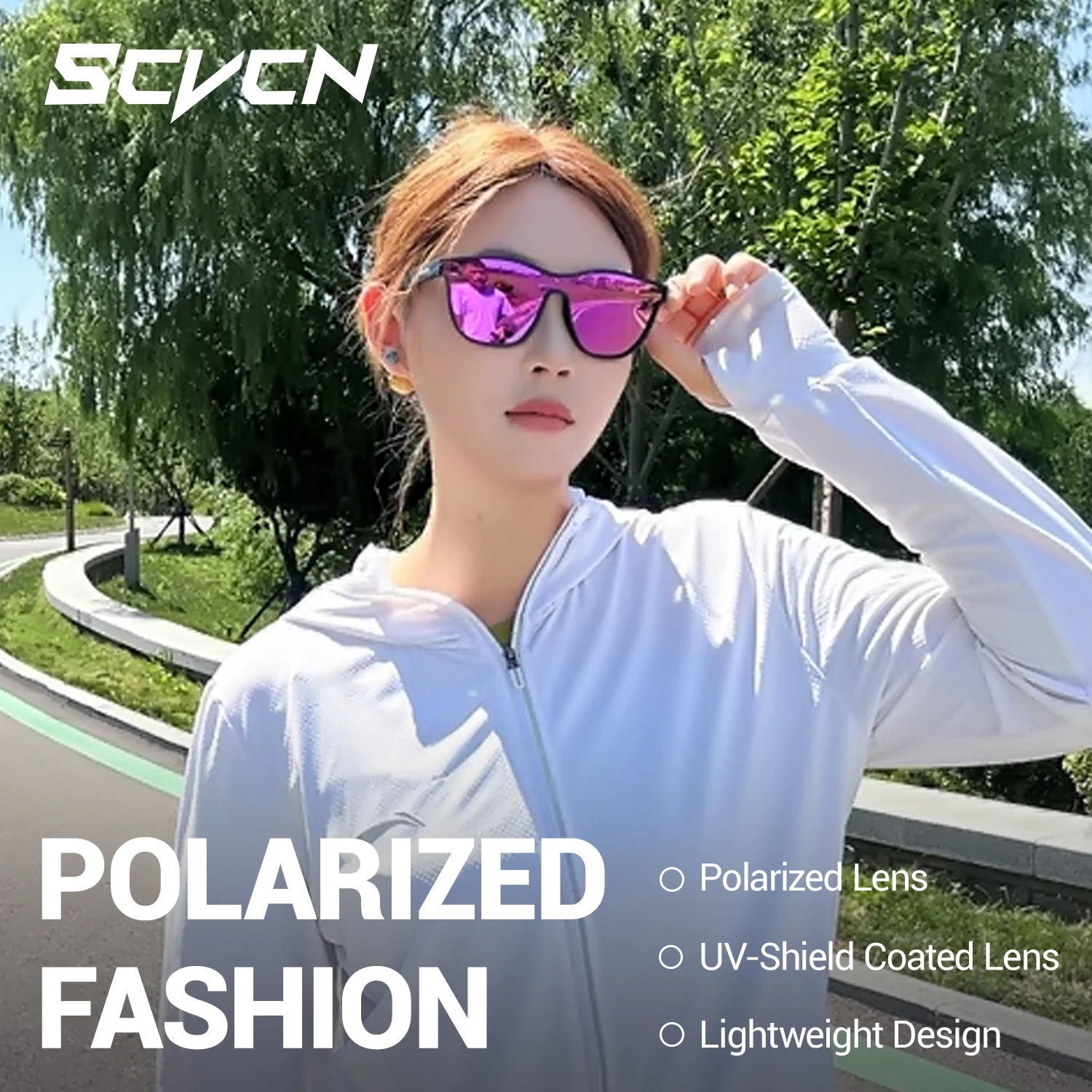 SCVCN Photochromic Cycling Glasses Woman Sunglasses Polarized Fishing Glasses Accessories UV400 Bike Men Sports Hiking Eyewear