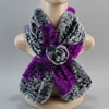 New Style Hand Knitted Real Natural Rex Rabbit Fur Scarf Women Winter Warm Rex Rabbit Fur Scarves Lady Soft Real Fur Neckerchief 5