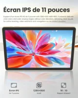 Tablette Android 15 ANRY C95 11 pouces, Octa Core 2026, 20 Go de RAM, 128 Go de ROM, 6000 mAh, Charge Rapide 18W, WiFi 6 5G, Écran HD IPS, Tablette PC Mondiale 3