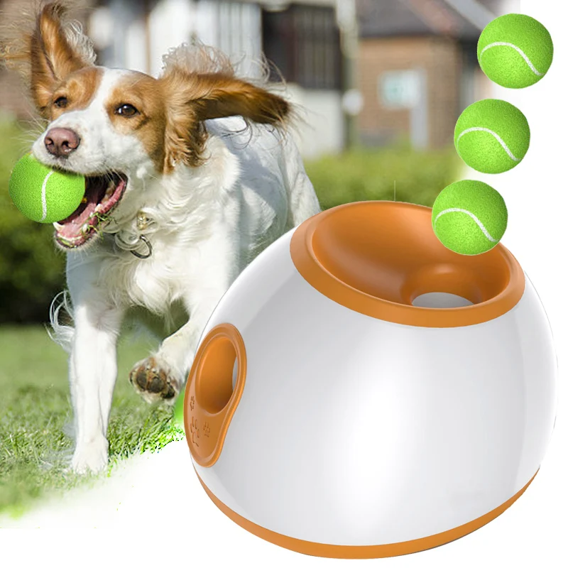 Pet Dog Tennis Ball Launcher Dogs Toys Tennis Ball Automatic Launcher
