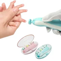 Electric Baby Nail Trimmer Multifunctional Kids Nail File Clippers Toes Fingernail Cutter Trimmer Manicure Tool Set Baby Care 1