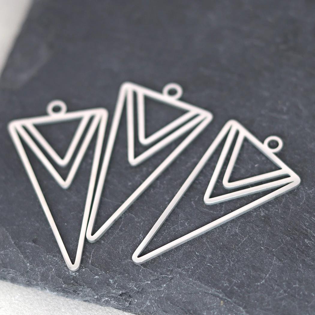 

3 шт., треугольные подвески из нержавеющей стали