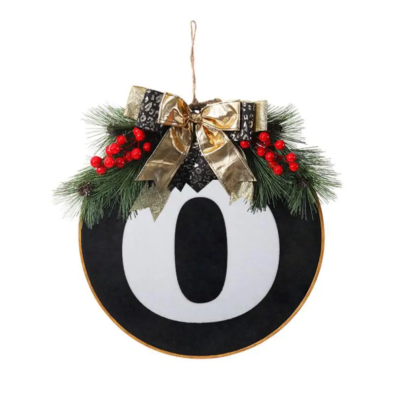 thumbnail image 1 of 1PCS Stylish And Sophisticated Door Hanging Convenient Christmas Wreath Durable Pendant Christmas Decoration, 1 of 5