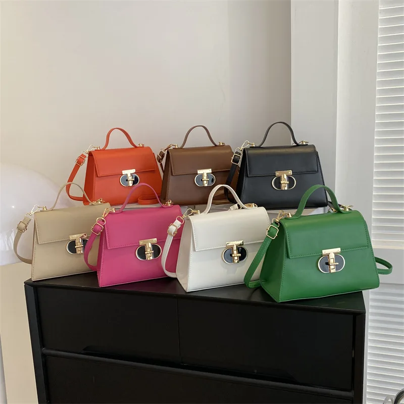 KK 2024 new casual mini square niche design, women's summer fashion single shoulder bag top-handle bags female handbags