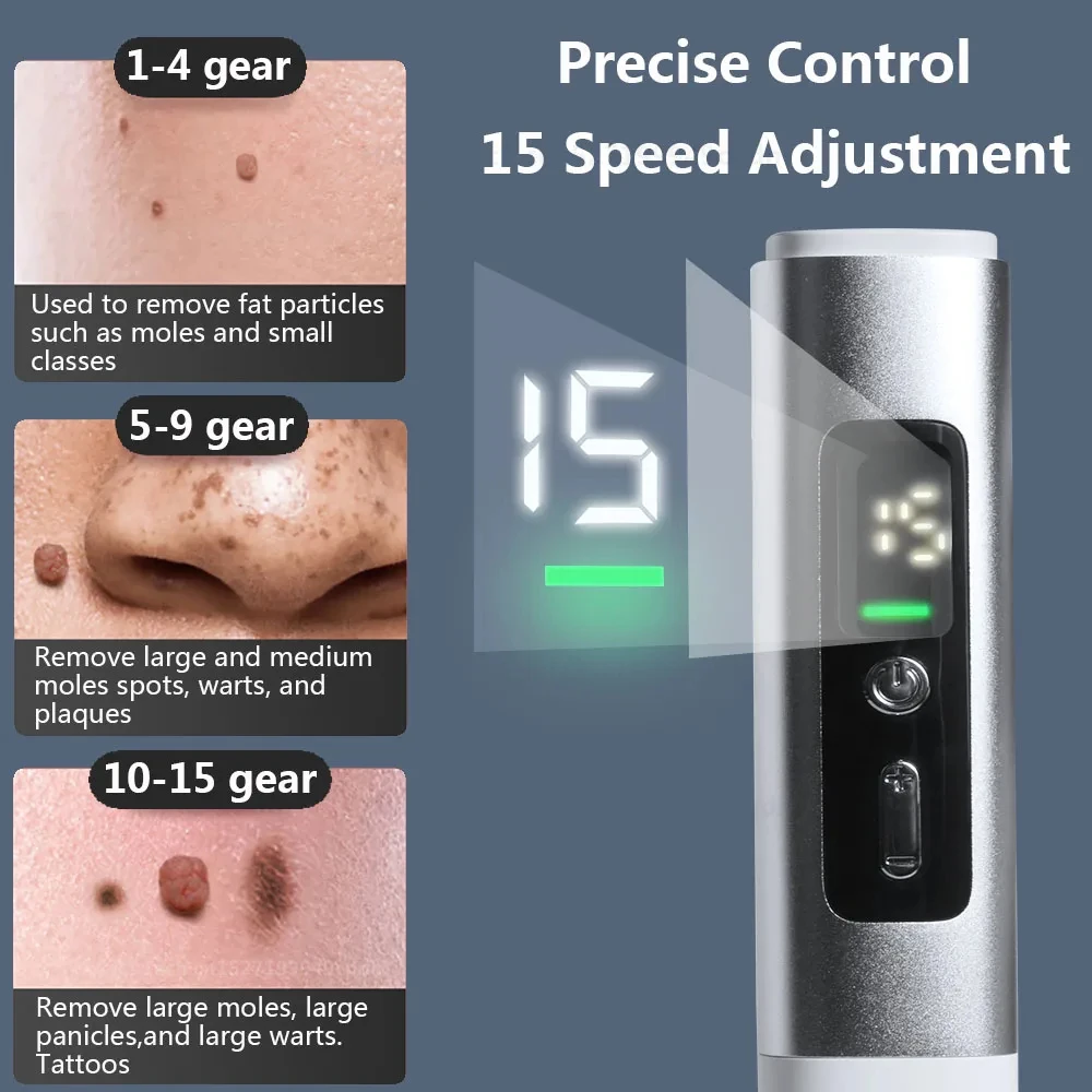Plasma Pen Mole Blackhead Warts Dark Spot Black Acne Woman Dot Nevus Blemish Pimples Remover 15 Gears for Face Body Skin blackhead remover,skin tag removal tool,acne remover,facial pore cleanser,skin tag removal pen,laser skin treatment