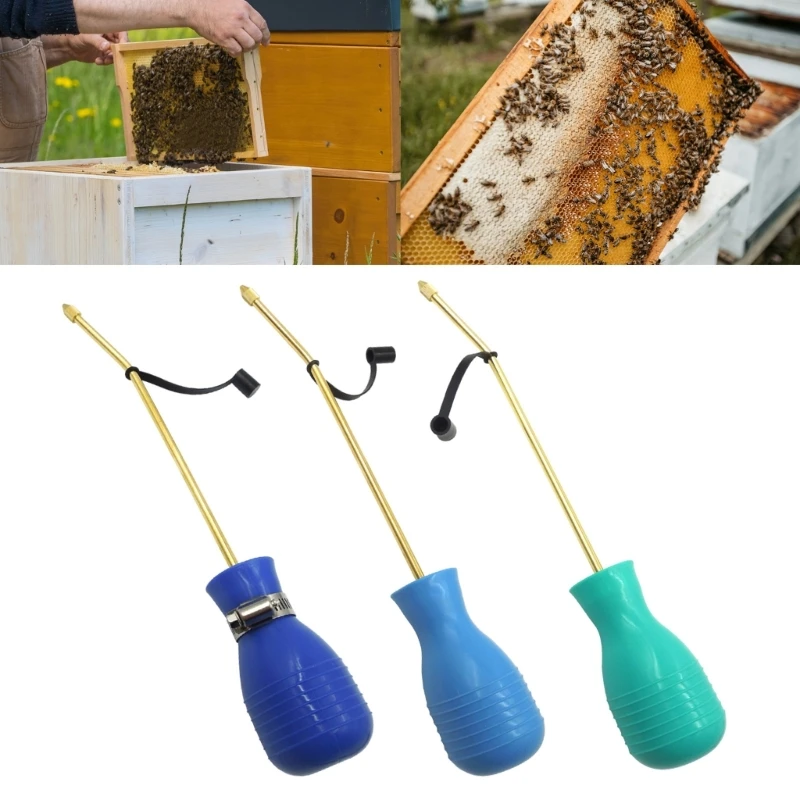 

Pests Control Bulb Sprayer Handheld Pesticides Diatomaceous Earth Powder Duster With Long Copper Tube Get Rid of Pests