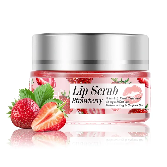 Hot Sell South Korea Lip Care Sleep Mask Night Sleep Maintenance Moisturizing Lip Gloss Lip bleach Cream Nourishing Cosmetic New Strawberry