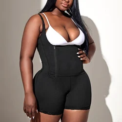 Plus Zip-up Shapewear Shorts