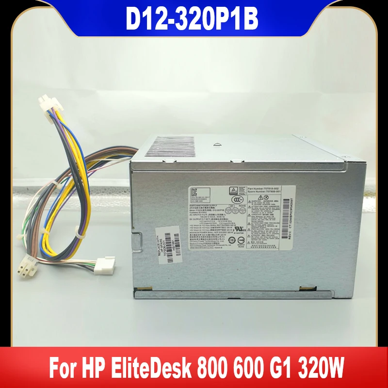 

New For HP EliteDesk 800 600 G1 320W Power Supply PS-4321-2HF1 702306-002 702454-001 D12-320P1B 707818-002 707906-001 503377-001