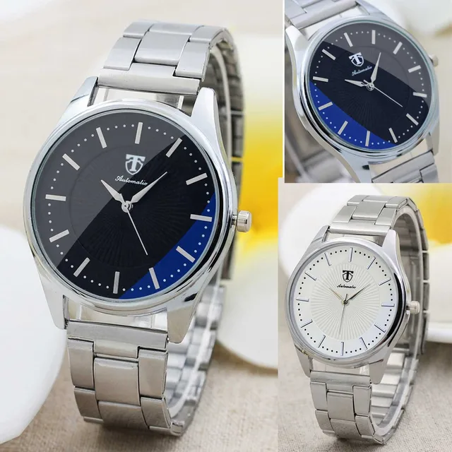 Luxury Hot Watch Men Fashion Sport Quartz Clock Mens Watches Unisex Simple Business Fashion Steel Strip Quartz Brand Wrist Watch 1