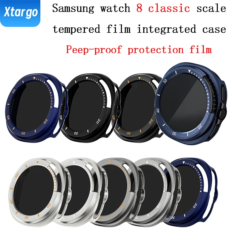 Classic 46mm Watch Case with Peep-Proof Film & Scratch-Resistant Protection
