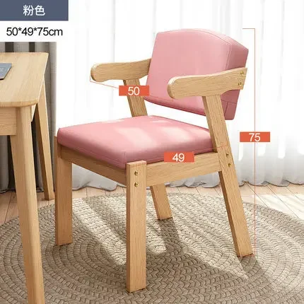

2023 Year New Aoliviya Official New Home Solid Wood Chair Modern Minimalist Leisure Dining Chair Simple Curved Wood Nordic Desk