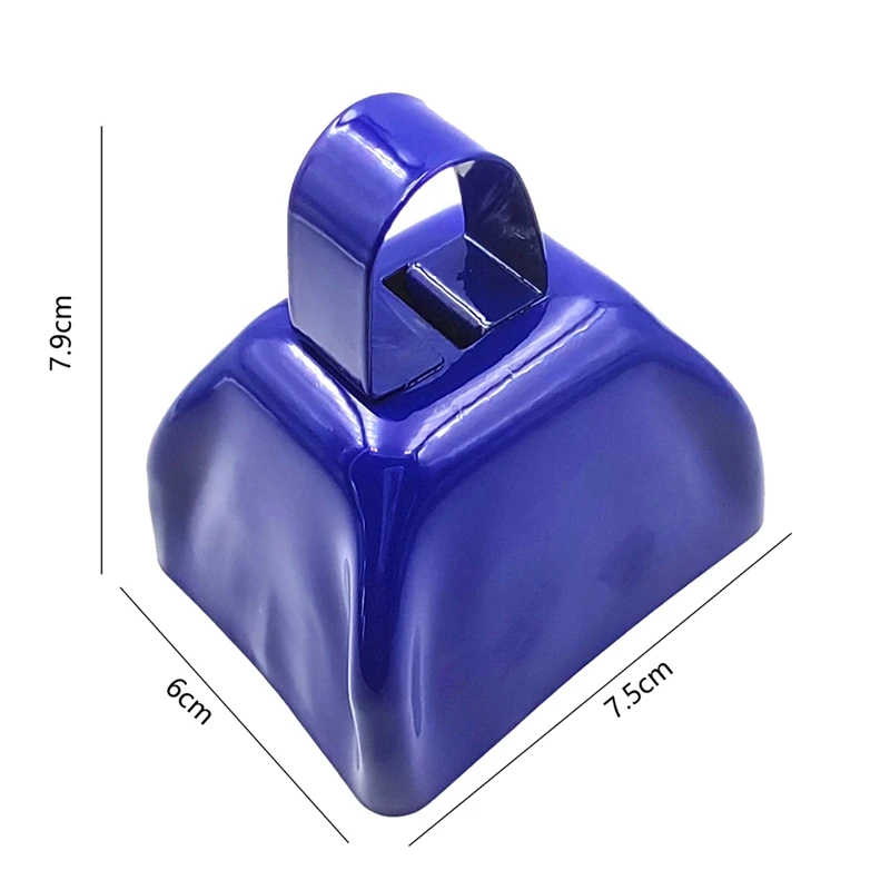 10 Pack Metal Cowbell With Handle Noise Maker For Sporting Events Cheering Weddings Baseball Football Game Party