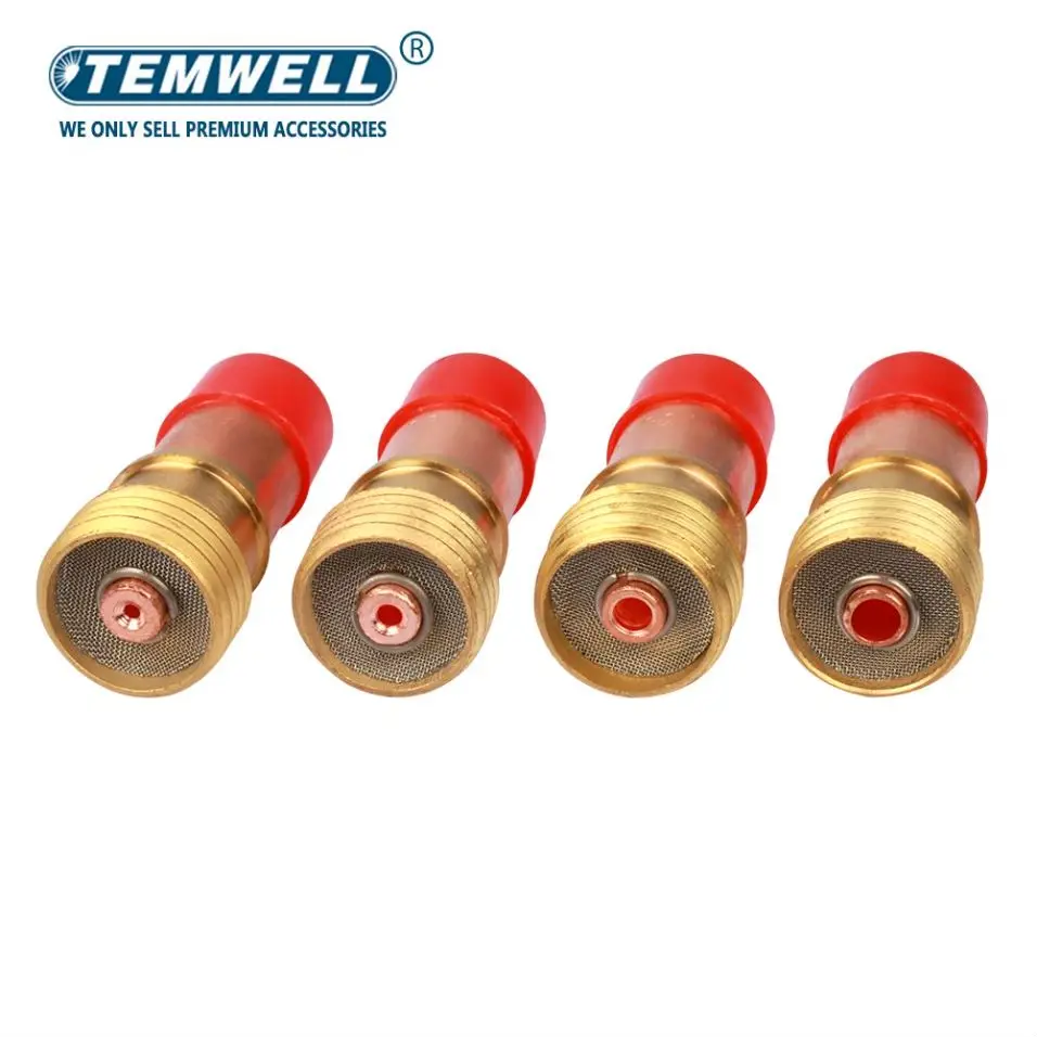 5/10Pcs 1.0/1.6/2.4/3.2mm TIG Gas Lens Collet Body 17GL040 17GL116 17GL332 17GL18 For TIG WP17 18 26 Welding Torch Accessories