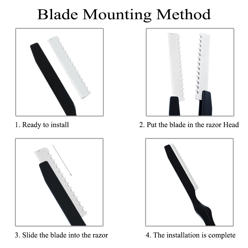 50/100pcs Safety Hair Knife Razor Blade Stainless Steel Hairdressing Trimmer Thinning Blade Salon Shaving C0013A razor blade scraper razor blade razor blades safety razor razor shaver mini razor