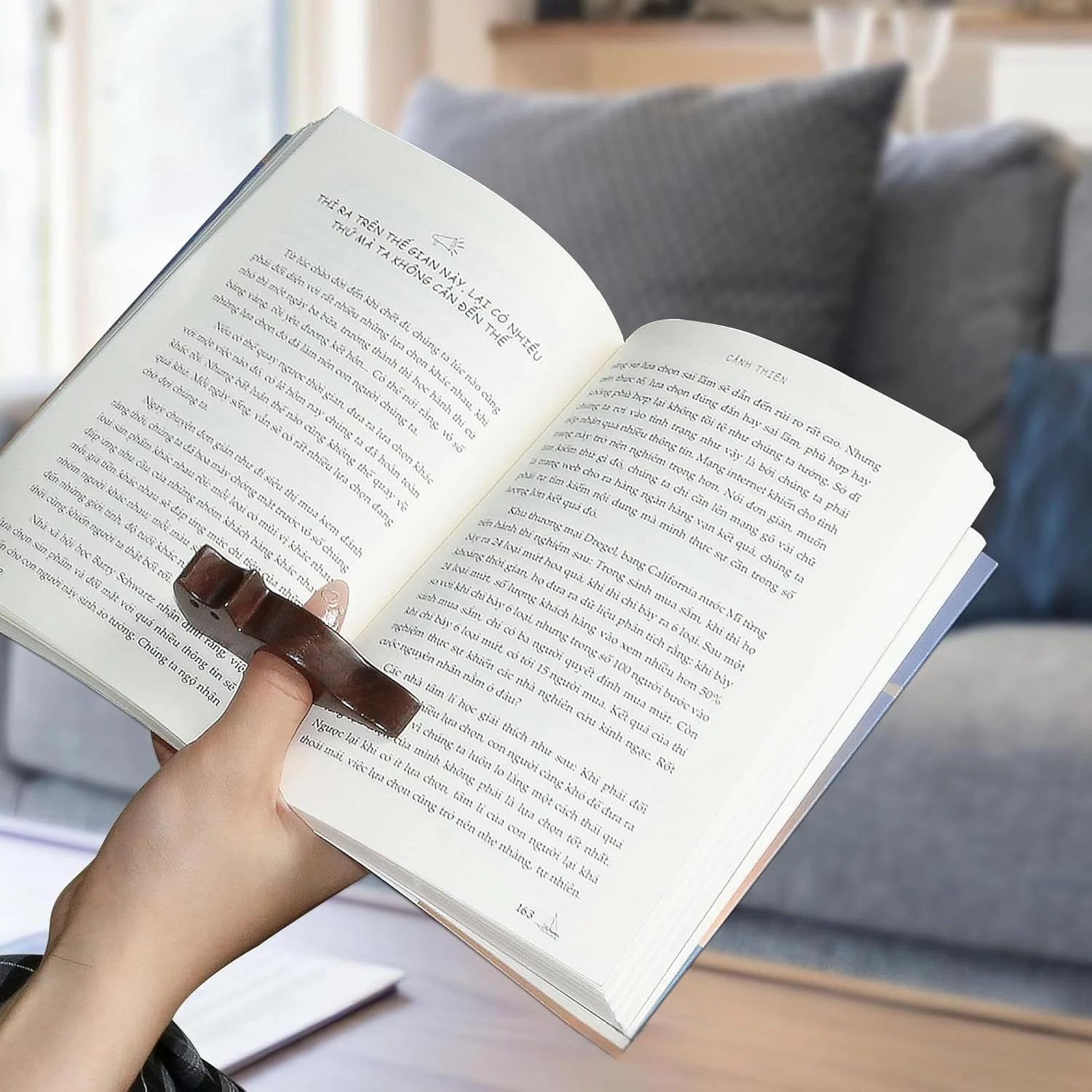 Cat Shape Wooden Book Page Holder Thumb Wood Book Holder Student Bookmarks Reading Accessories Back School Stationery Gifts