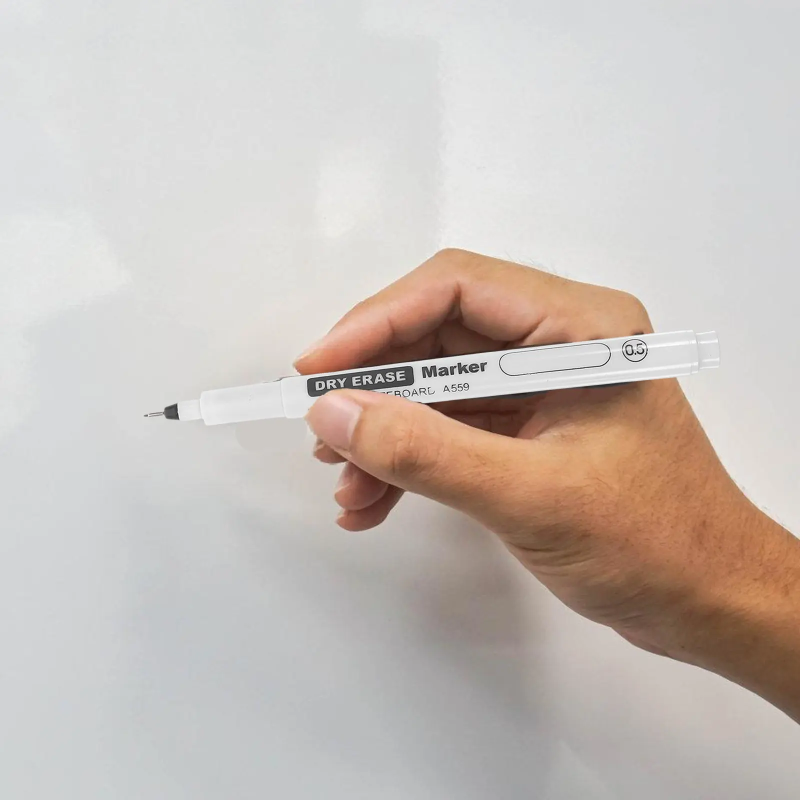 10Pcs 파인 팁 드라이 지우기 마커 화이트보드 펜 사용하기 쉬운 간단한 조작 퇴색 방지 교육을 위한 안정적인 성능