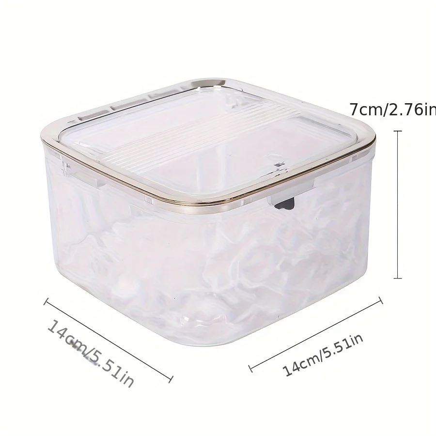 1PC Multi Functional Storage Box - Transparent Desktop Organizing Storage Basket, Can Store Clips, Headbands, Accessories, Ect