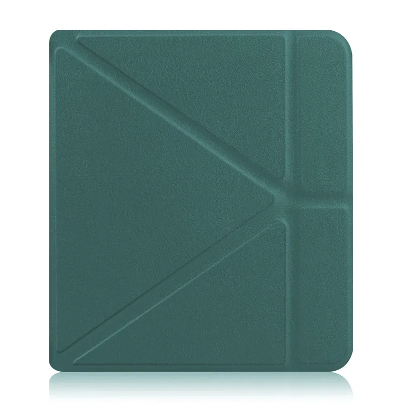 capa inteligente para funda kobo libra caso de couro do plutônio tpu volta fold suporte capa protetora para kobo libra caso com