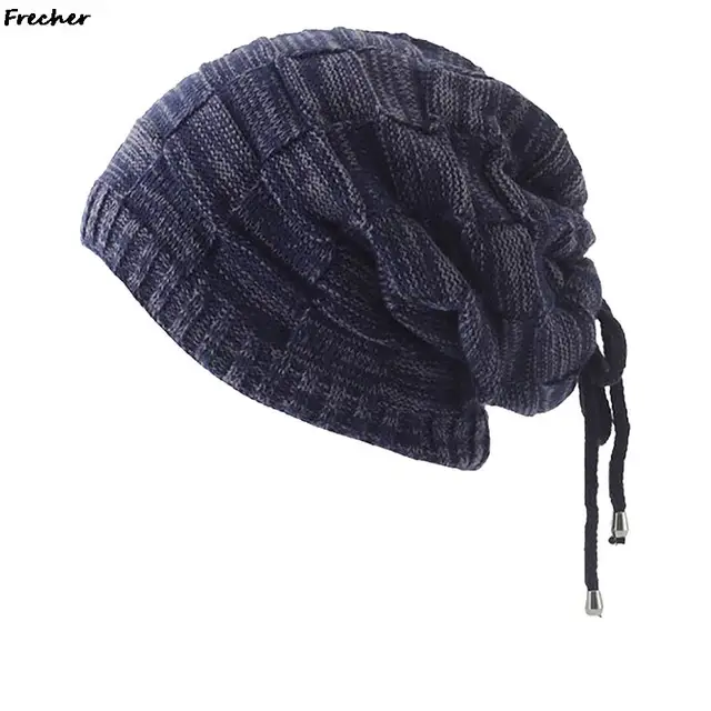 Bonnet D'hiver En Tricot Pour Homme Et Femme – Chaud, Extensible Et Doux Pour Le Quotidien, Noir, Taille Unique