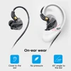 S16 3.5MM/Type C Wired Headphones 45 Degree Bending In-ear Headset Handsfree Earbuds with Mic Game Sports Earphone for Samsung 4