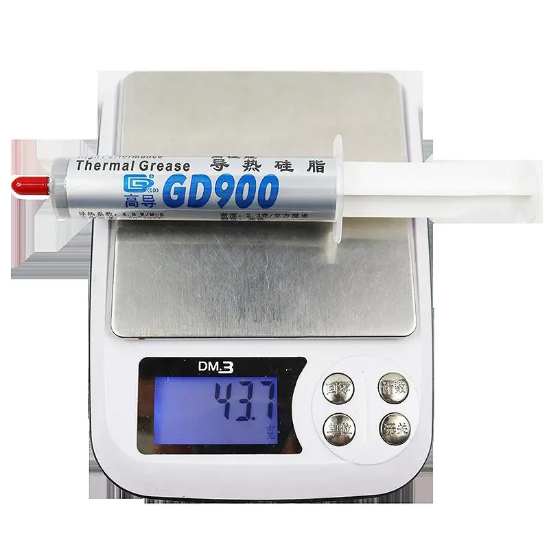 Thermal Conductive Grease Paste Silicone GD900 Heatsink High Performance Compound Grease For CPU CN30/BR7 3/5/7/15/30g 4.8W/M-K thermal paste thermal glue
