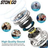 Durability Stereo Earphone 3.5mm Wired Headset Sport Running Headphones with Mic for iPad, iPod, Mp3 Players, Android and iOS - Image 2