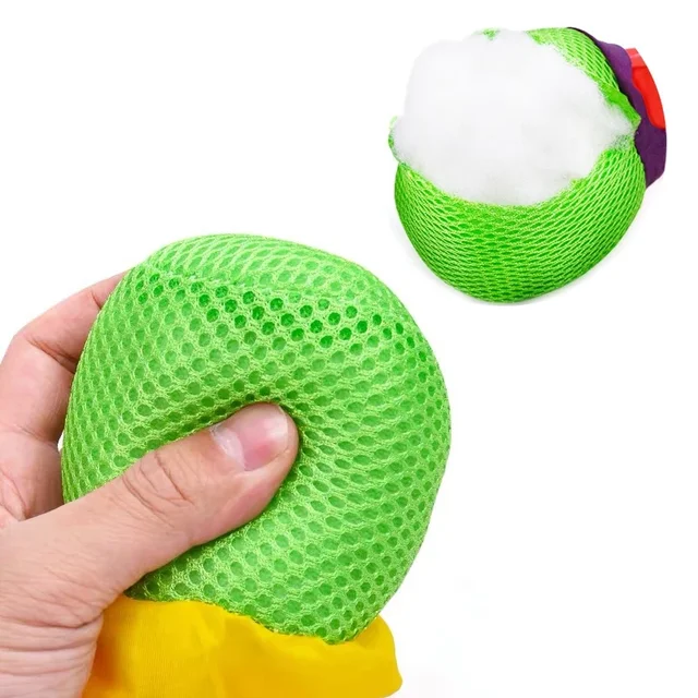 Rainbow Tail Ball Eco-Friendly Fabric Sandbag Meteor Ball Safe Catch Tail Soft Ball Kindergarten School Sensory Training Kid Toy 4