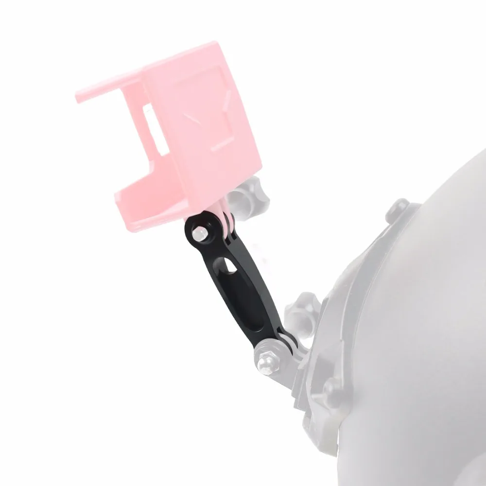 Aluminium Helm Verlängerung Arm Selfie Stick für GoPro 13 12 11 10 SJCAM Yi 4K Sport Action Kamera Halterung Adapter Zubehör – Detail 11