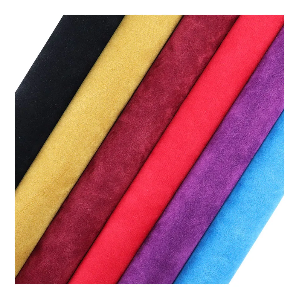 30x134cm Double-sided Velvet Faux Leather Suede Synthetic Fabric For Bag Bows DIY Decoration Craft MH608