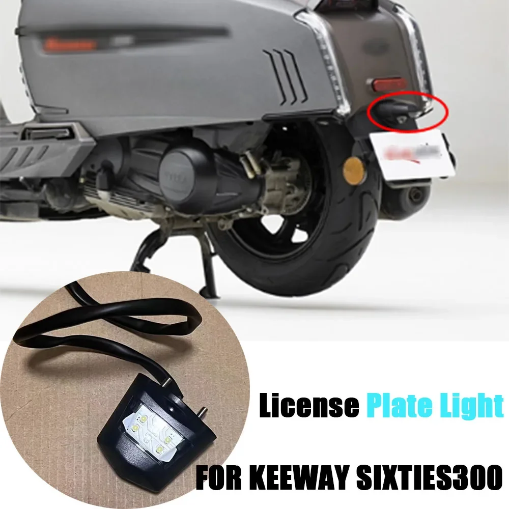 New Fit Keeway Sixties300 300I Keeway Anni '60 300I Targa Per Moto Luce A Led Impermeabile Licenza Per Moto Ligh