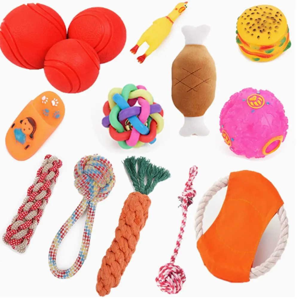 Pet Dog Toys and Supplies: Frisbee, Pet Ball, Puppy Toys, Bite-Resistant Rope Toys, Self-Entertaining Carrot Chew Toys - 2