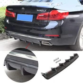 Spoiler paraurti posteriore per auto universale 90CM paraurti posteriore per auto diffusore per labbra protezione automatica 6 Fin Shark Fin Style