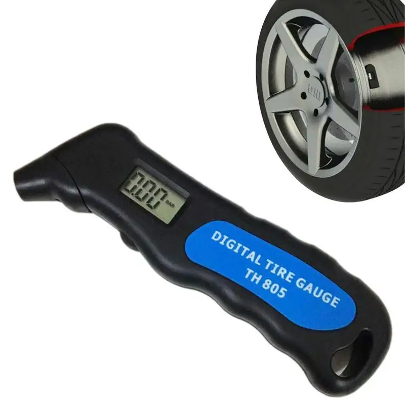 

Universal Digital Car Tire Tyre Air Pressure Gauge Meter LCD Display Tester For Car Truck Motor Bike Manometer Barometers