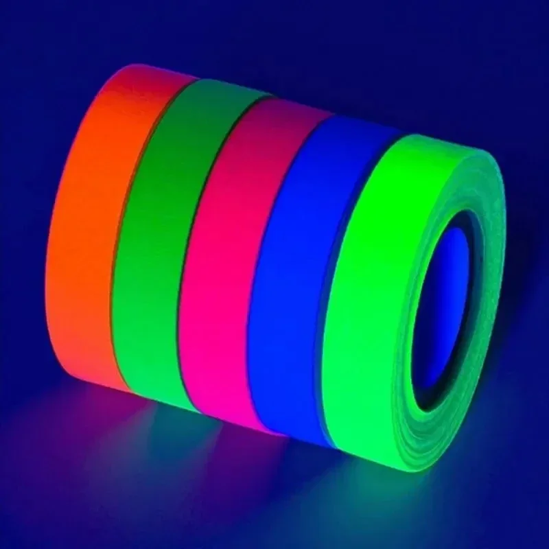 Description Picture 5 of itemTape Glow in the Dark Stage Mark Props High Viscosity and Wear Resistance UV Fluorescence Adhesives Sealers Hardware Home