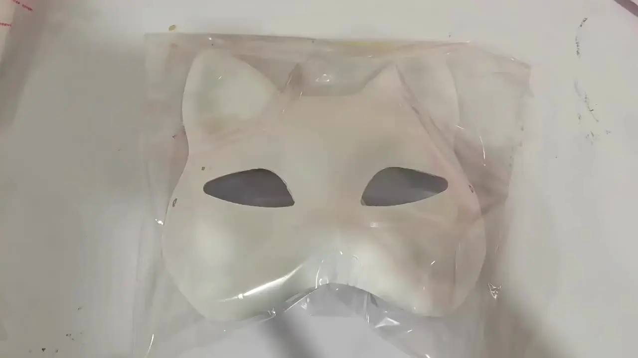 Lot De 10 Masques De Chat Blancs à Décorer - Avec Strass, Idéal Pour Fête, Cosplay, Halloween, DIY Créatif