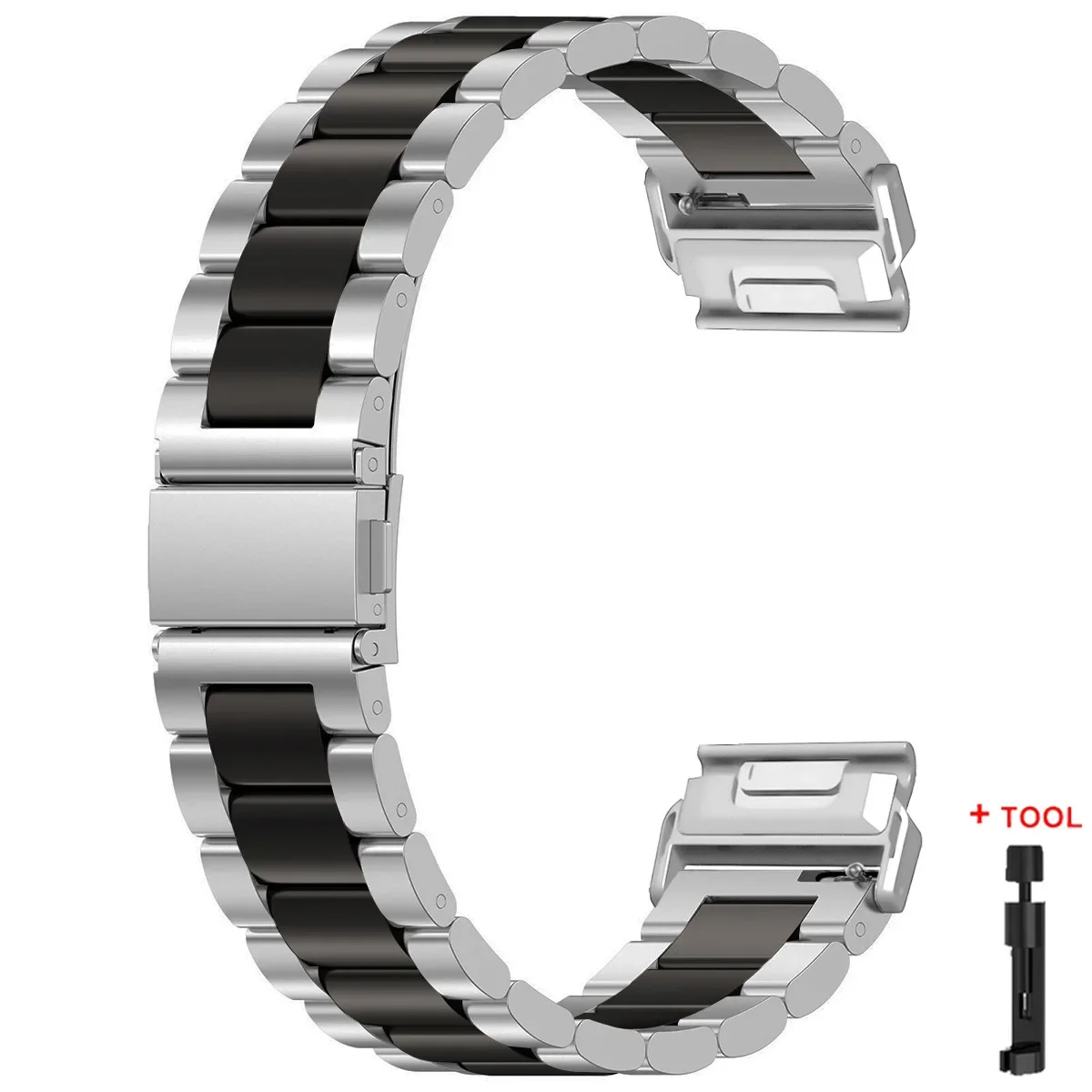 Stainless Steel Metal Watch Strap – Quick Easy Fit, 26/22mm