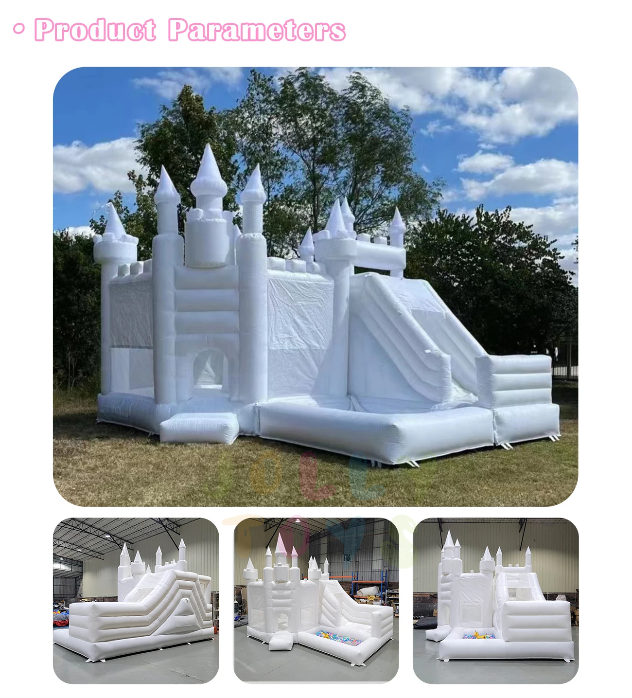Hot Selling Indoor and Outdoor Inflatable Castle Inflatable Slide Bouncer Jumping Castle with Blower