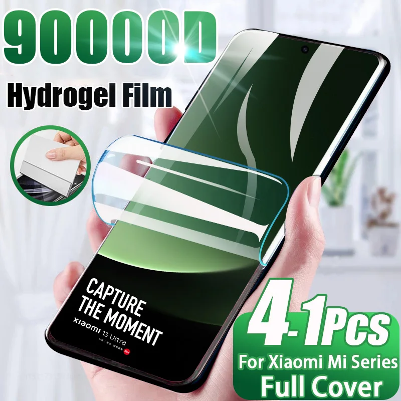 HD Hydrogel Film For Xiaomi Mi 13Ultra 13Lite 12 11 10 12X S Ultra 13T 12T 11T Pro Full Cover Screen Protector Note10 Lite 5G NE цена и фото