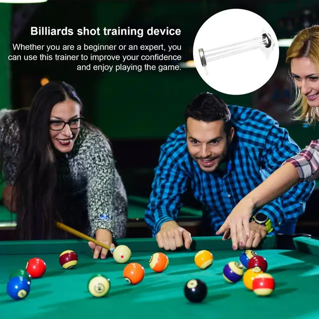 Entraîneur De Tige De Billard – Accessoire D'exercice Pour Table De Billard – Accessoire D'entraînement Multifonction De 5,7 Cm Pour Améliorer La Précision, La Force, Les Techniques De Billard Et La
