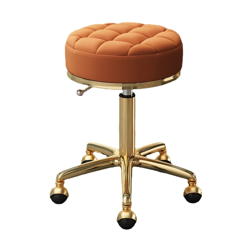 Fashionable  minimalist barber shop custom beauty salon hairdressing manicure family special pulley rotating lift stool   كراسي