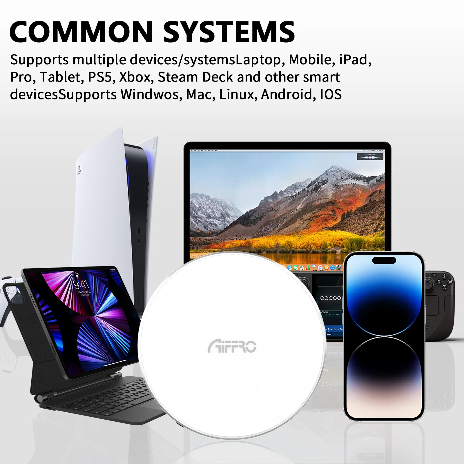 Aiffro P10 firm adsorption high-speed storage SSD 1T/2TB for Apple and Android mobile phones