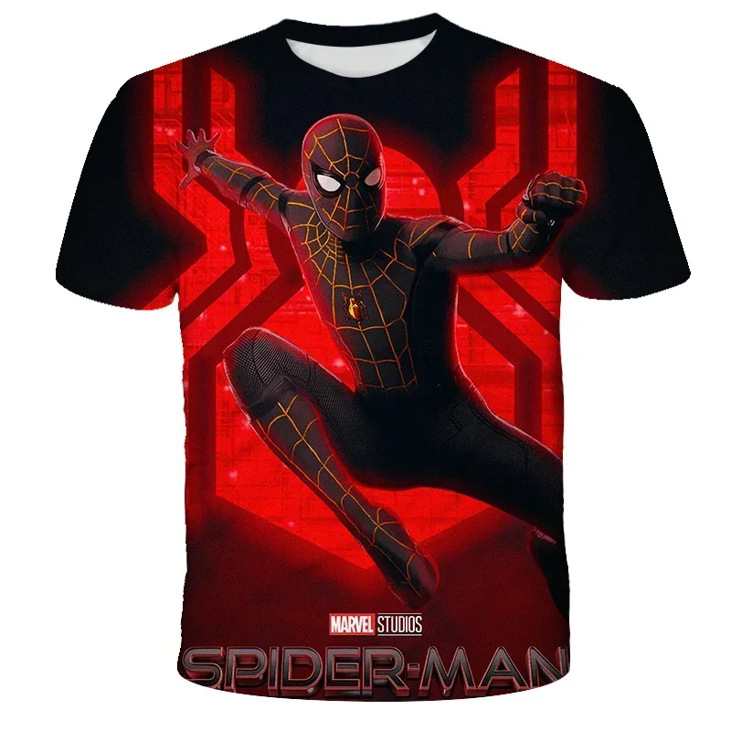 Summer Fashion 3d Print Spiderman Avengers T Shirt Kids Adults Casual T-shirt Children Boys Girls Cartoon Tshirt Clothing 5