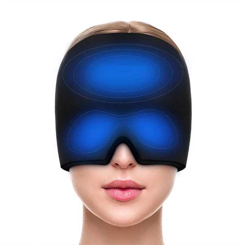 Migraine Relief Cap Gel Hot Cold Therapy Headache Hat Wearable Ice