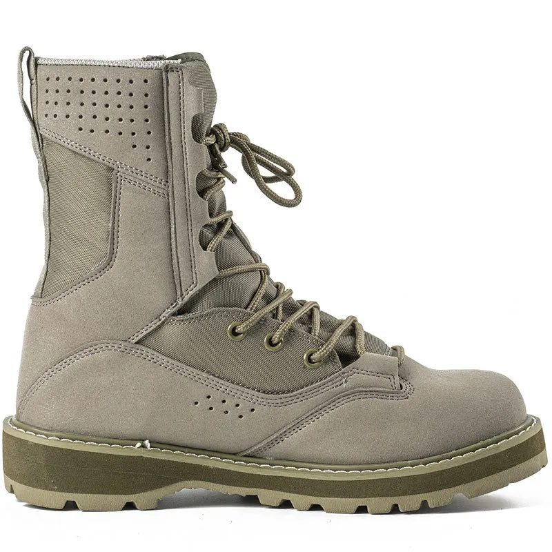 Mens Sand Black Army Green High Help Work Boots Outdoor Desert Hiking Boots Training Ankle Boots Size 38 46