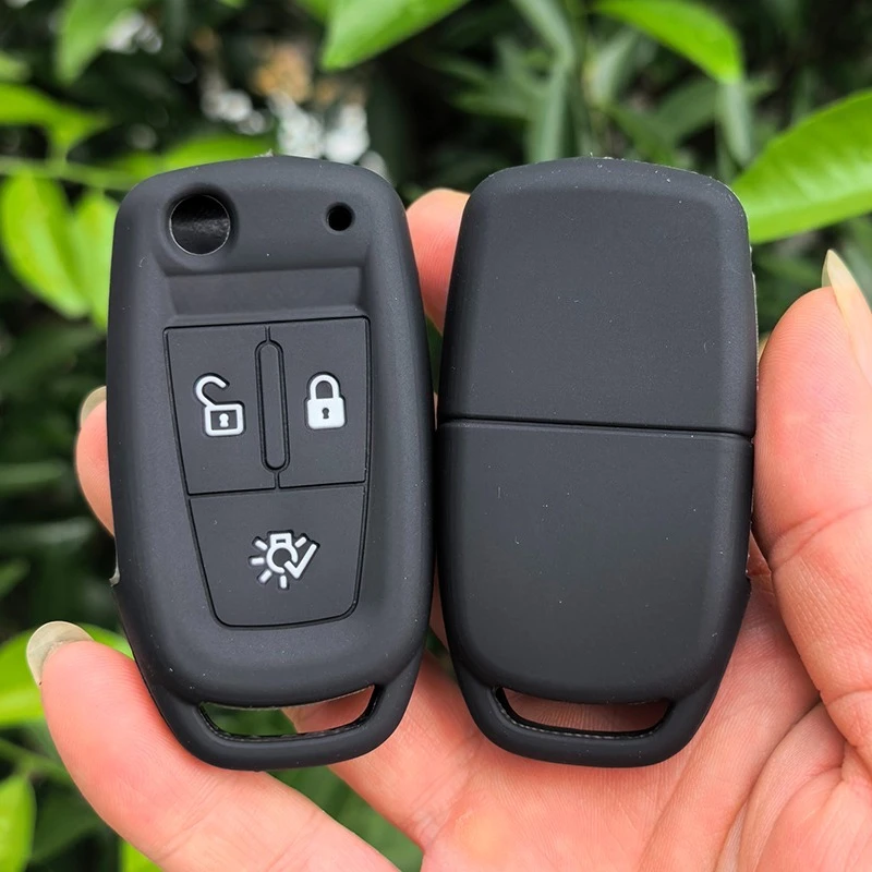 Silicone Flip Remote Key Cover - Premium Protector Shell