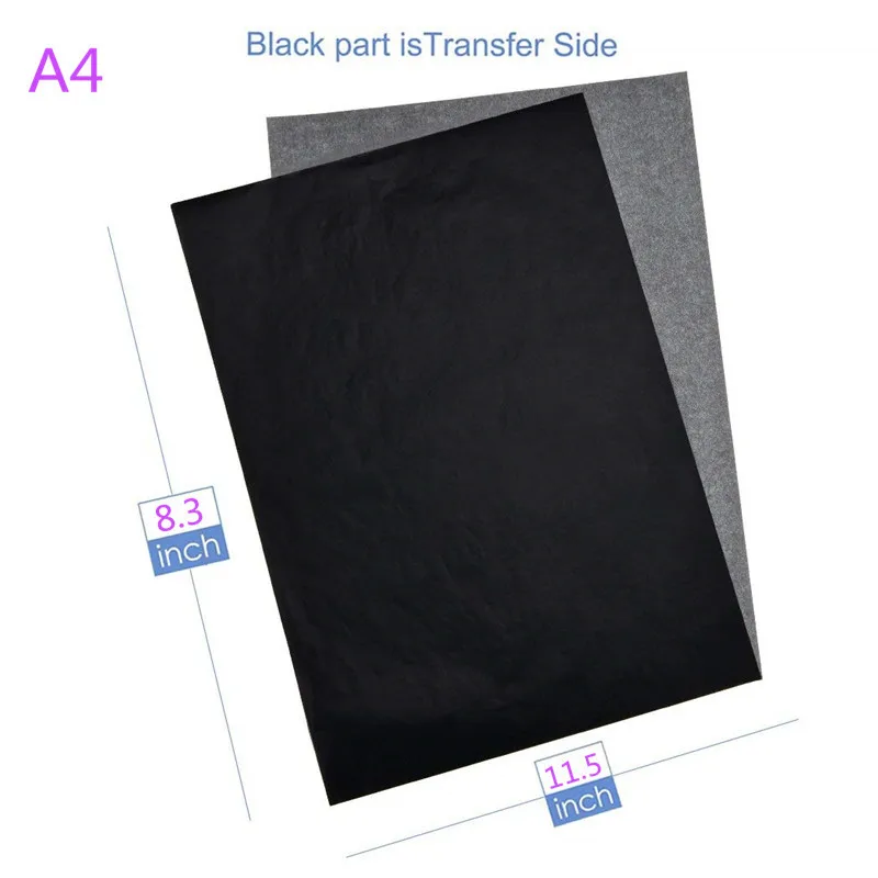 100 szt. A4 kalka techniczna obrazy śledzące kopię kalka techniczna papier DIY przeniesieniem śledzenia arkuszy malarstwa czarny niebieski narzędzia szkolne